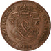 Moneta, Belgio, Leopold I, 2 Centimes, 1856, BB, Rame, KM:4.2