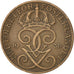 SWEDEN, 5 Ore, 1938, KM #779.2, EF(40-45), Bronze, 27, 7.97