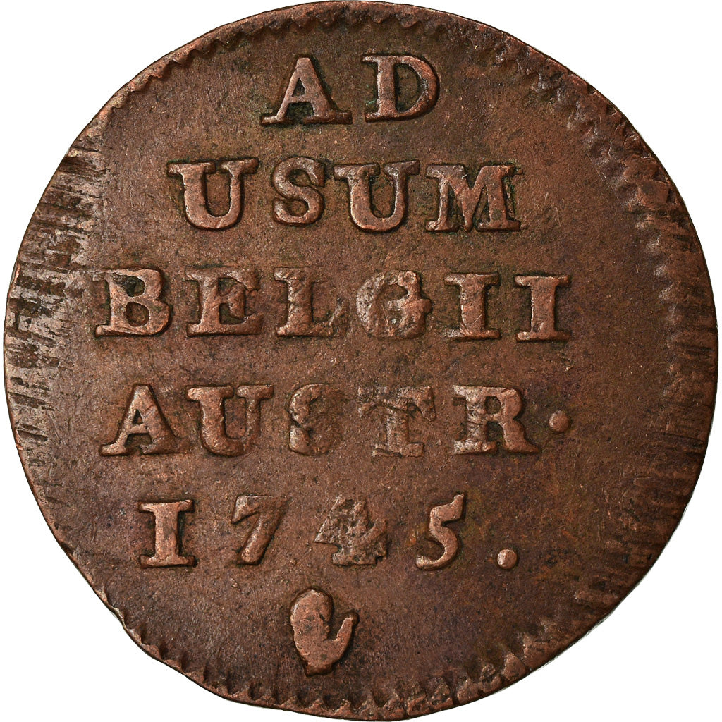 Coin, AUSTRIAN NETHERLANDS, Maria Theresa, Liard, Oord, 1745, Anvers, EF(40-45)