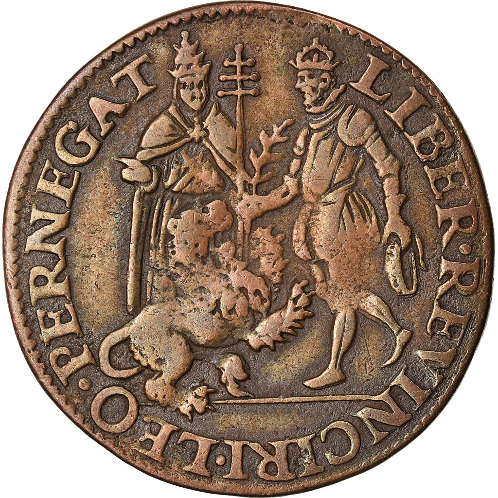 Paesi Bassi Spagnoli, Jeton, Dordrecht, 1580, BB, Rame