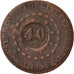 Monnaie, Brésil, Pedro I, 40 Reis, 1828, Rio de Janeiro, B+, Cuivre, KM:363.1