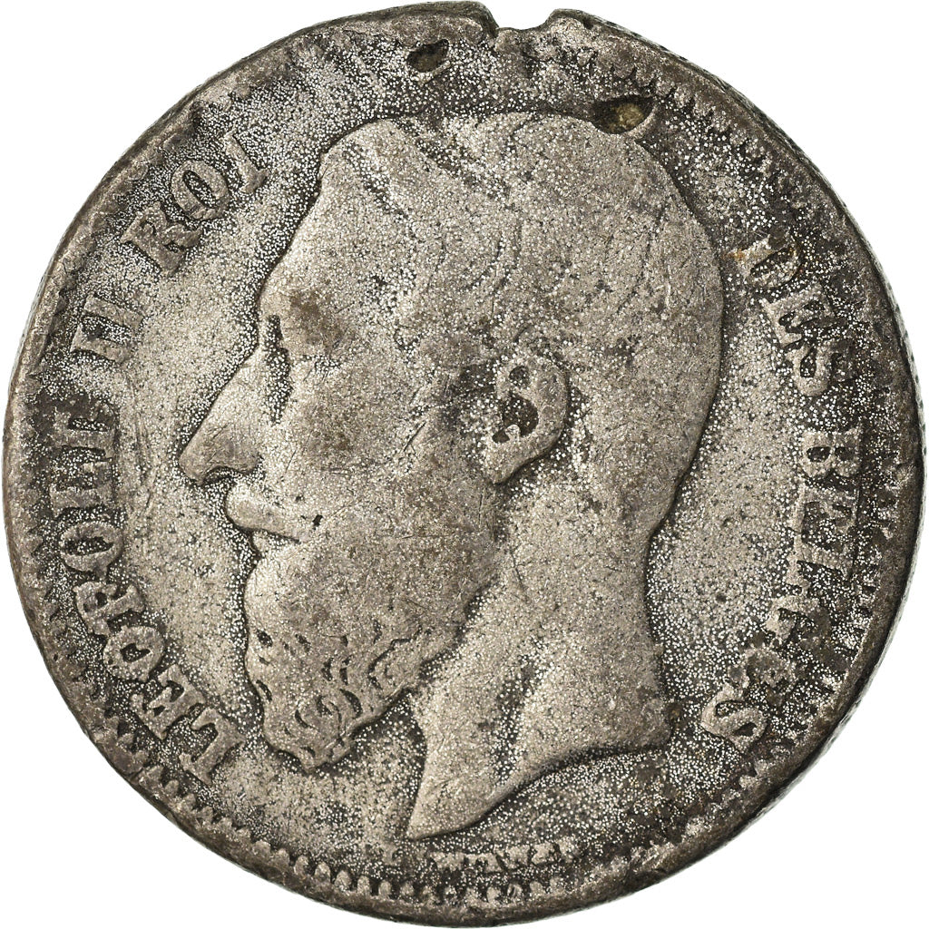 Monnaie, Belgique, Leopold II, 2 Francs, 2 Frank, 1867, Contemporary forgery in
