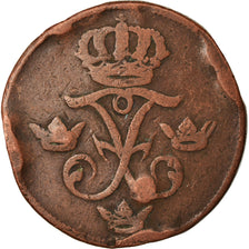 Moneta, Svezia, Frederick I, Ore, S.M., 1739, B+, Rame, KM:416.1