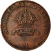 Coin, ITALIAN STATES, LOMBARDY-VENETIA, Centesimo, 1843, Milan, EF(40-45)