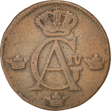 Coin, Sweden, Gustaf IV Adolf, 1/2 Skilling, 1807, VF(30-35), Copper, KM:565