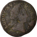 Coin, France, Louis XV, Demi sol d'Aix, 1/2 Sol, 1768, Aix, VG(8-10), Copper