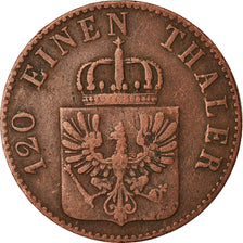 Moneda, Estados alemanes, PRUSSIA, Friedrich Wilhelm IV, 3 Pfennig, 1848