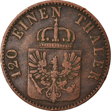 Moneta, Landy niemieckie, PRUSSIA, Friedrich Wilhelm IV, 3 Pfennig, 1852