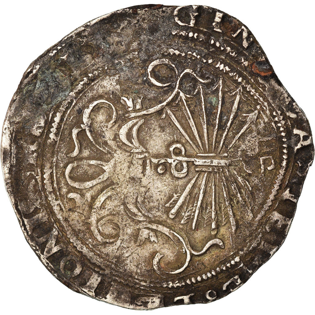 Coin, Spain, Ferdinand & Isabella, 2 Reales, Seville, EF(40-45), Silver