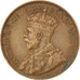 CANADA, Cent, 1920, Royal Canadian Mint, KM #21, EF(40-45), Bronze, 25.5, 5.72