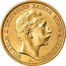 Coin, German States, PRUSSIA, Wilhelm II, 20 Mark, 1906, Berlin, MS(60-62)