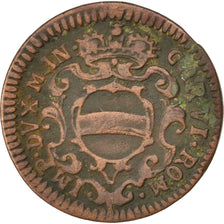 Coin, ITALIAN STATES, MANTUA, Carlo VI, 2 Soldi, Soldone, 1732, VF(30-35)