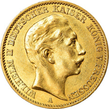 Coin, German States, PRUSSIA, Wilhelm II, 20 Mark, 1912, Berlin, MS(60-62)