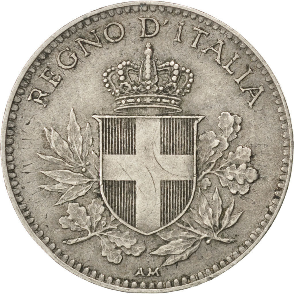 ITALY, 20 Centesimi, 1919, Rome, KM #58, EF(40-45), Copper-Nickel, 21.5, 3.90
