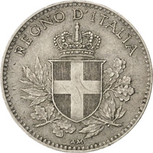 ITALY, 20 Centesimi, 1919, Rome, KM #58, EF(40-45), Copper-Nickel, 21.5, 3.90