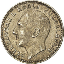 Monnaie, Yougoslavie, Alexander I, 20 Dinara, 1931, Belgrade, TTB+, Argent