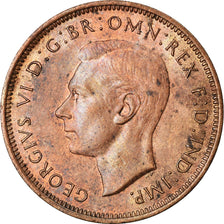 Coin, Great Britain, George VI, 1/2 Penny, 1948, MS(60-62), Bronze, KM:844