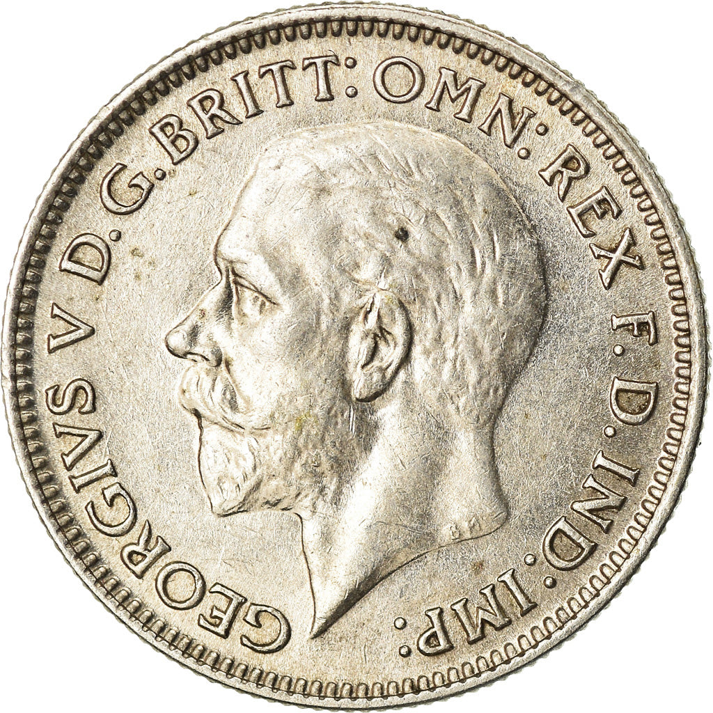 Moneta, Gran Bretagna, George V, 6 Pence, 1931, SPL, Argento, KM:832
