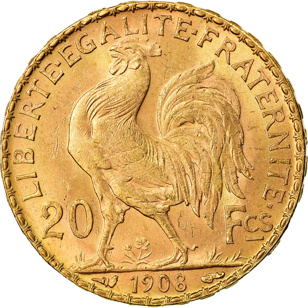 Monnaie, France, Marianne, 20 Francs, 1908, SUP+, Or, Gadoury:1064a, KM:857