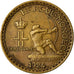 Moneta, Monaco, Louis II, Franc, 1924, Poissy, BB+, Alluminio-bronzo, KM:111