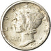 Coin, United States, Mercury Dime, Dime, 1917, U.S. Mint, San Francisco