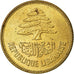 Moneda, Líbano, 25 Piastres, 1952, Utrecht, EBC, Aluminio - bronce, KM:16.1