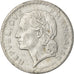 Munten, Frankrijk, Lavrillier, 5 Francs, 1945, Castelsarrasin, ZF+, Aluminium
