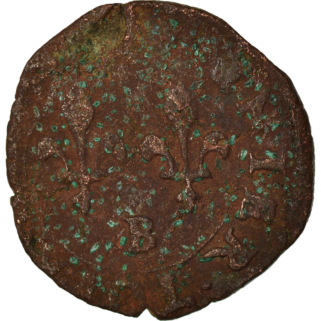 Moeda, França, Henri III, Denier Tournois, Denier Tournois, Uncertain date