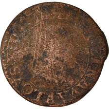 Munten, Frankrijk, Louis XIII, Double tournois, buste enfantin, Double Tournois
