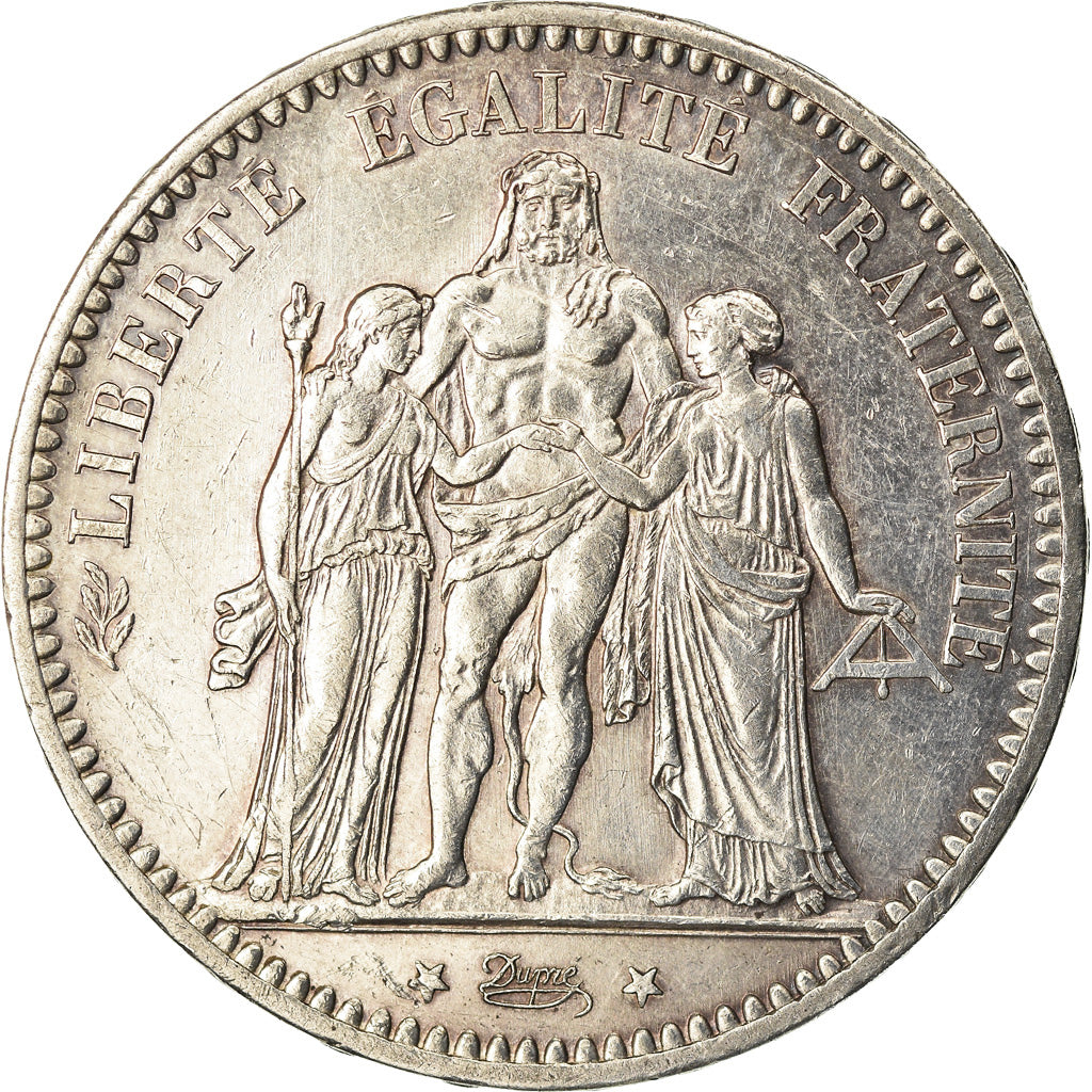 Coin, France, Hercule, 5 Francs, 1873, Paris, AU(55-58), Silver, KM:820.1