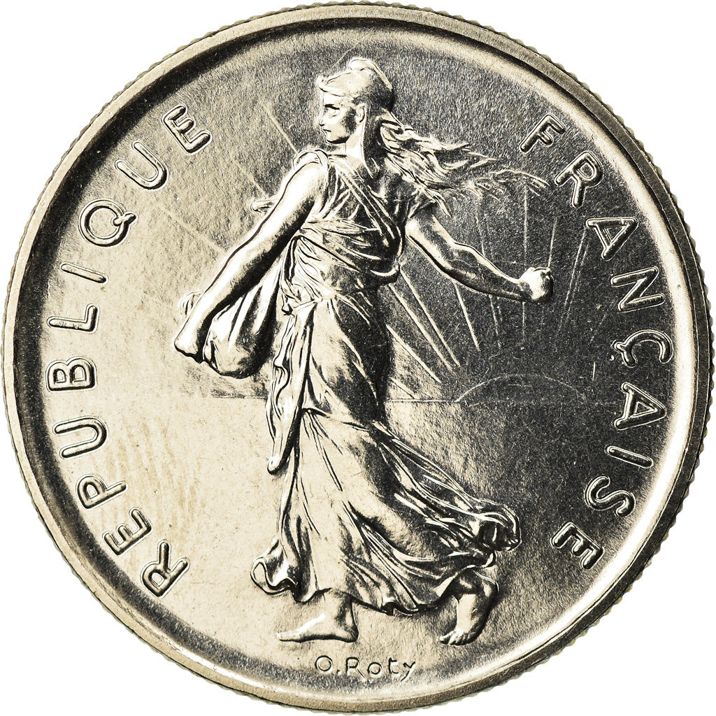 Coin, France, Semeuse, 5 Francs, 1973, Paris, FDC, MS(65-70), Nickel Clad