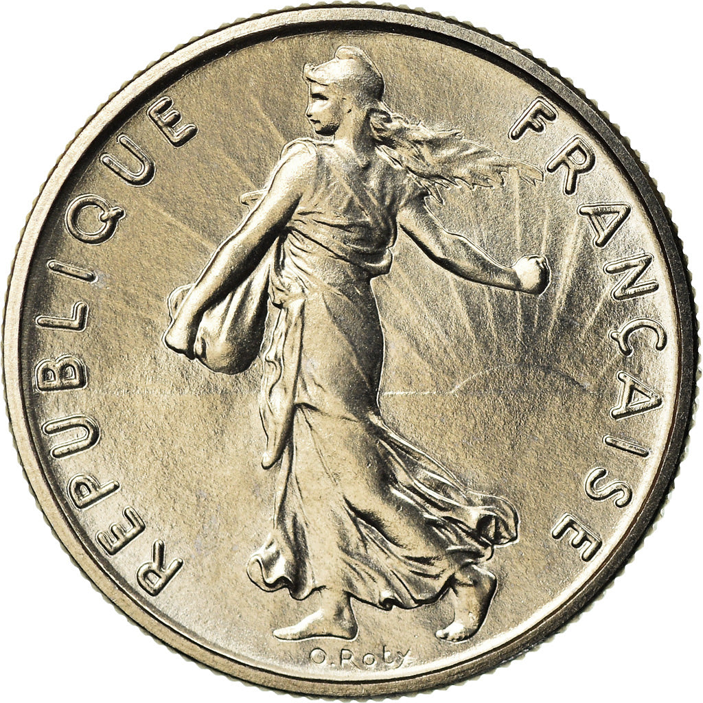 Coin, France, Semeuse, 1/2 Franc, 1973, Paris, FDC, MS(65-70), Nickel, KM:931.1