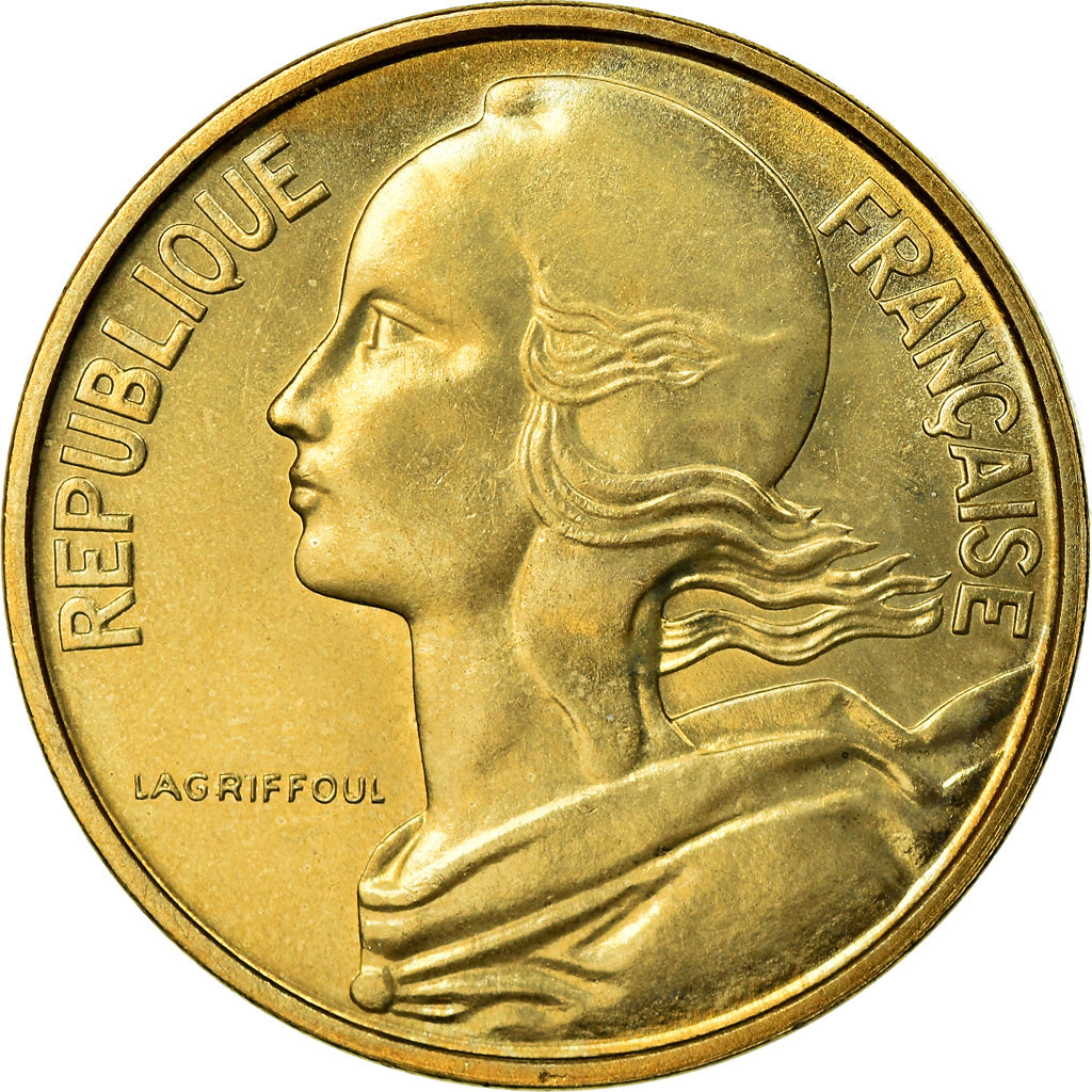Coin, France, Marianne, 10 Centimes, 1973, Paris, FDC, MS(65-70)