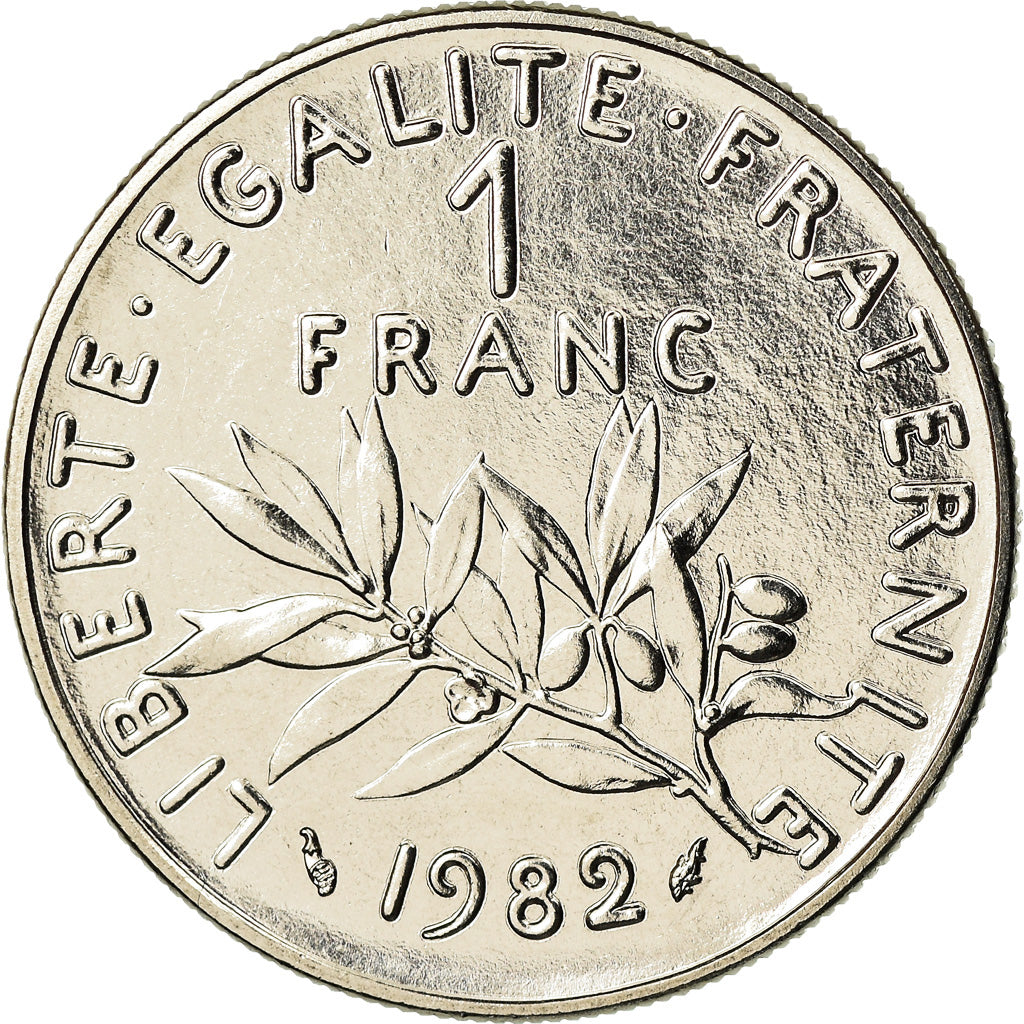 Monnaie, France, Semeuse, Franc, 1982, Paris, FDC, FDC, Nickel, Gadoury:474