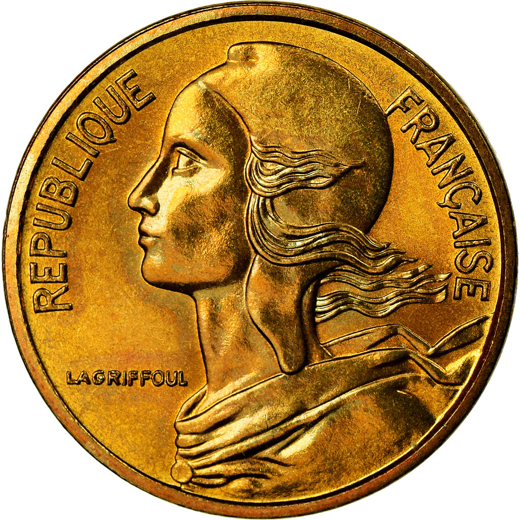 Moneda, Francia, Marianne, 5 Centimes, 1982, Paris, FDC, FDC, Aluminio - bronce