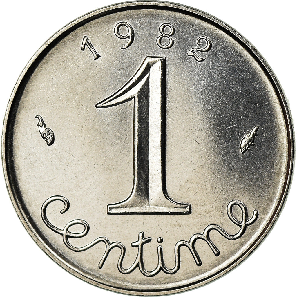 Coin, France, Épi, Centime, 1982, Paris, FDC, MS(65-70), Stainless Steel