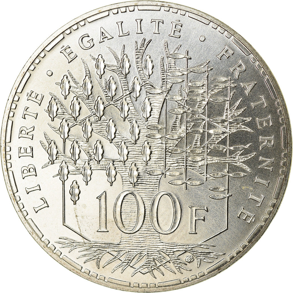 Coin, France, Panthéon, 100 Francs, 1983, Paris, MS(65-70), Silver, KM:951.1
