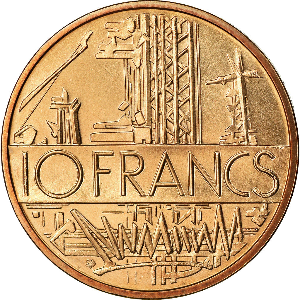 Coin, France, Mathieu, 10 Francs, 1983, Paris, MS(65-70), Nickel-brass, KM:940