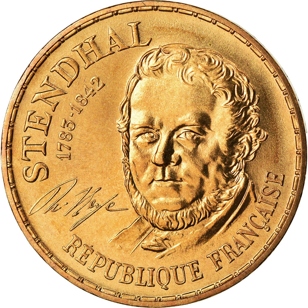 Monnaie, France, Stendhal, 10 Francs, 1983, Paris, FDC, Nickel-Bronze