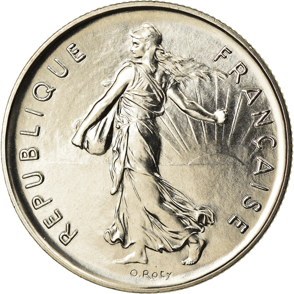 Coin, France, Semeuse, 5 Francs, 1983, Paris, MS(65-70), Nickel Clad
