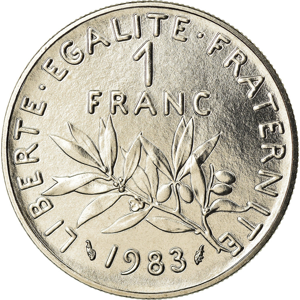 Monnaie, France, Semeuse, Franc, 1983, Paris, FDC, Nickel, Gadoury:474, KM:925.1