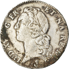 Moneda, Francia, Louis XV, Écu de Béarn au bandeau, Ecu, 1748, Pau, Rare, MBC