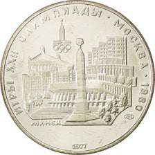 RUSSIA, 5 Roubles, 1977, KM #147, MS(60-62), Silver, 16.60