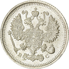 Moneta, Russia, Nicholas II, 10 Kopeks, 1915, SPL, Argento, KM:20a.3