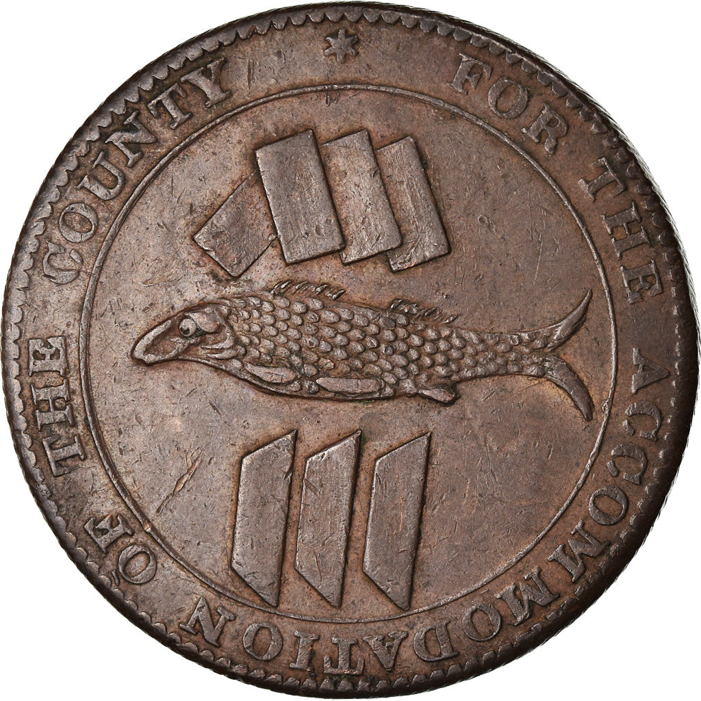 Münze, Großbritannien, Cornwall, Cornish Mines, Penny Token, 1811, SS, Kupfer