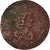 Moeda, França, DOMBES, Gaston d'Orléans, Double Tournois, 1641, Trévoux