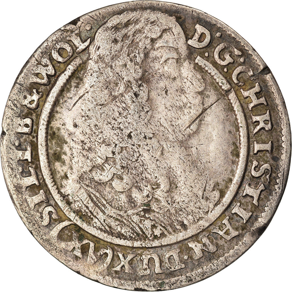 Coin, German States, SILESIA-LIEGNITZ-BRIEG, Christian, 15 Kreuzer, 1/6 Thaler