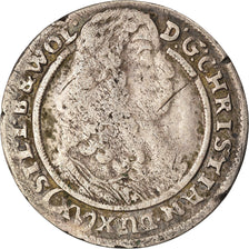 Coin, German States, SILESIA-LIEGNITZ-BRIEG, Christian, 15 Kreuzer, 1/6 Thaler
