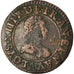 Munten, Frankrijk, Louis XIII, Double tournois, buste enfantin, Double Tournois