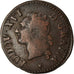 Moeda, França, Louis XVI, Liard, Liard, 1790, Lille, EF(40-45), Cobre